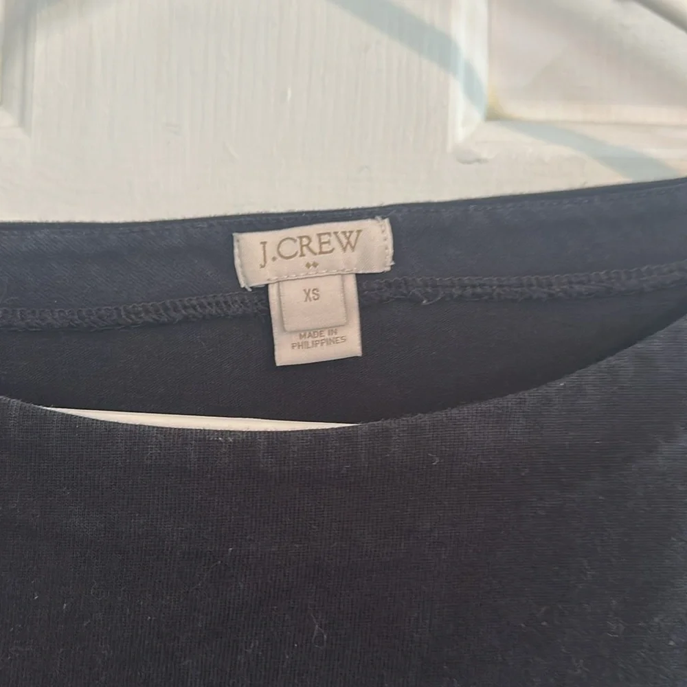 J.crew black bell sleeves top size XS